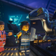 Emmet, Rex Dangervest, and a raptor. Obviously